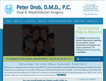 Tablet Screenshot of droboralsurgeon.com